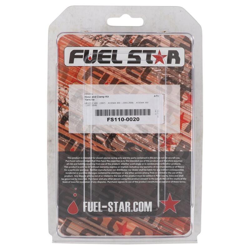 Yamaha Kodiak 4x4 Hose & Clamp Kit - All Balls Racing - `03-`06